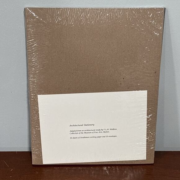 Museum Of Fine Arts Boston Architectural Stationery Wilkins Paper Envelopes NEW - Picture 3 of 6